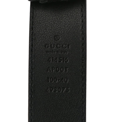 Gucci Calfskin Double G 30mm Belt 100 40 Black 4 of 7