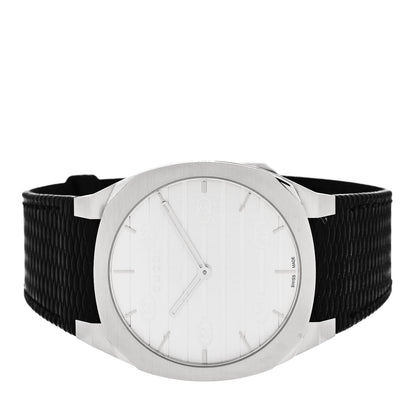 Gucci Stainless Steel Calfskin 38mm 25H Quartz Watch Black 2 of 4
