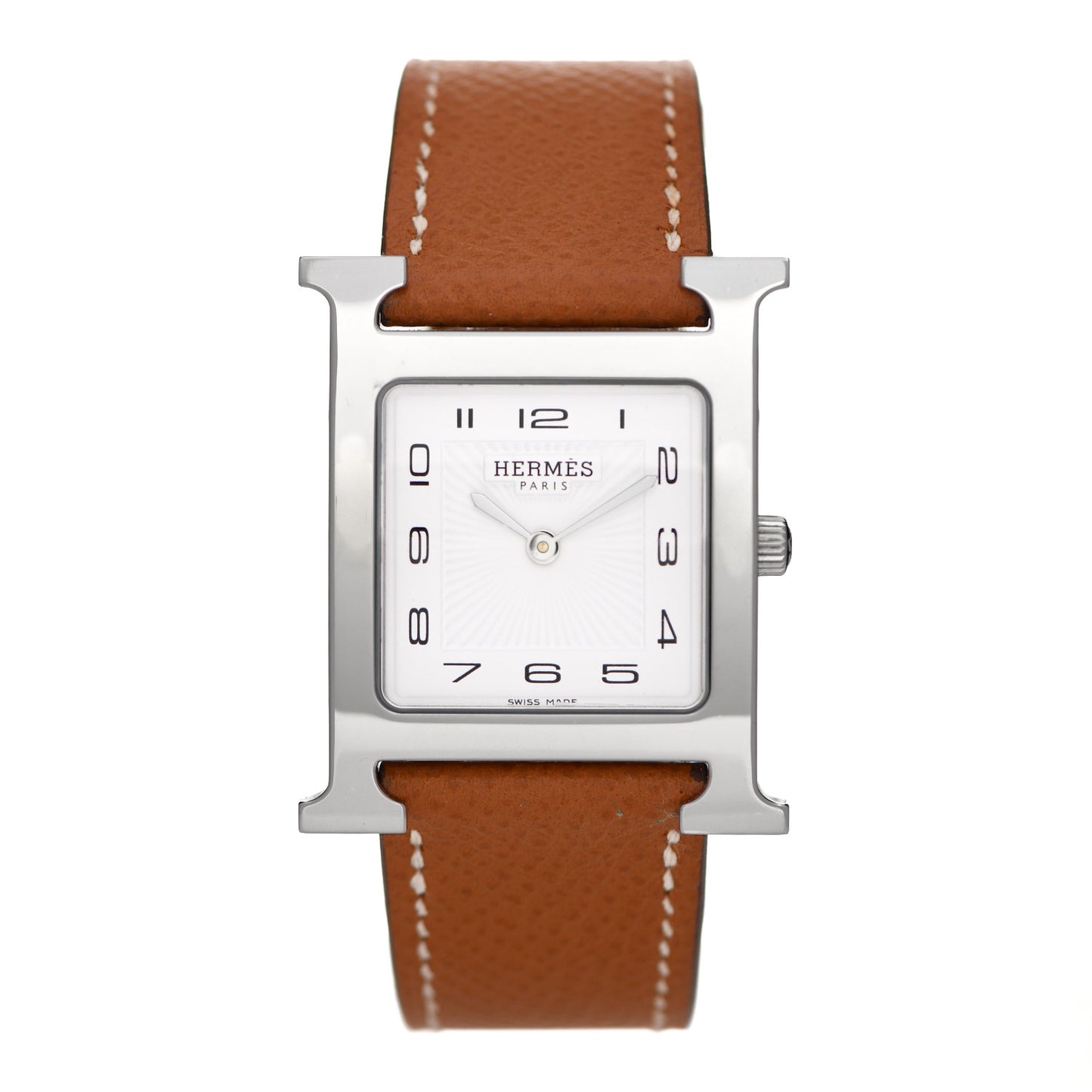 Stainless Steel Epsom 26mm Heure H Hour Quartz Watch Gold