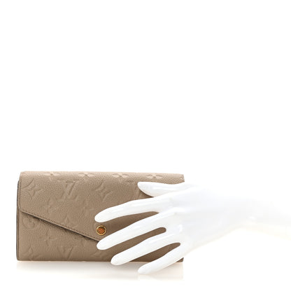 Louis Vuitton Empreinte Sarah Wallet Tourterelle 2 of 6