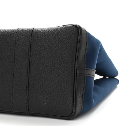 Hermes Toile Negonda Garden Party Tote 36 MM Bleu Marine Black 9 of 10