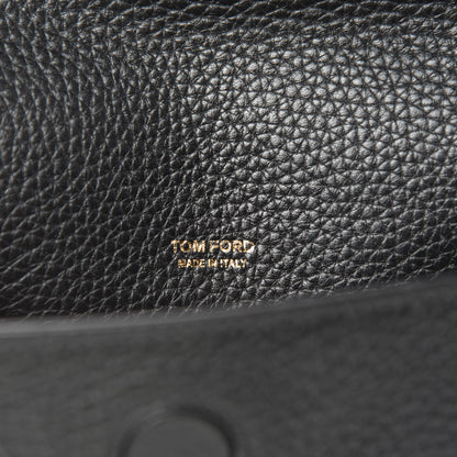 Tom Ford Calfskin Small T Clasp Tara Crossbody Bag Black 8 of 10