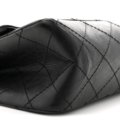 Chanel Aged Calfskin Quilted 2.55 Reissue 226 Flap Black 9 of 10