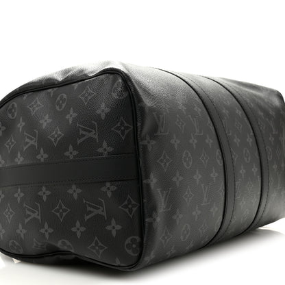Louis Vuitton Monogram Eclipse Keepall Bandouliere 45 8 of 11
