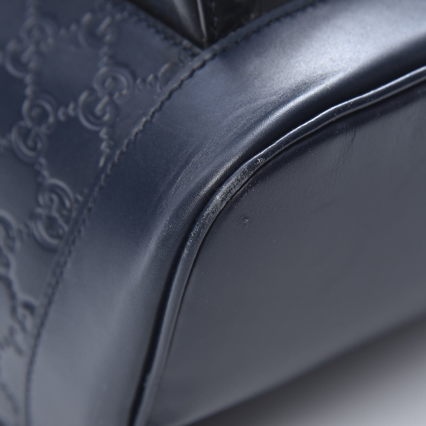 Guccissima Signature Day Backpack Blue
