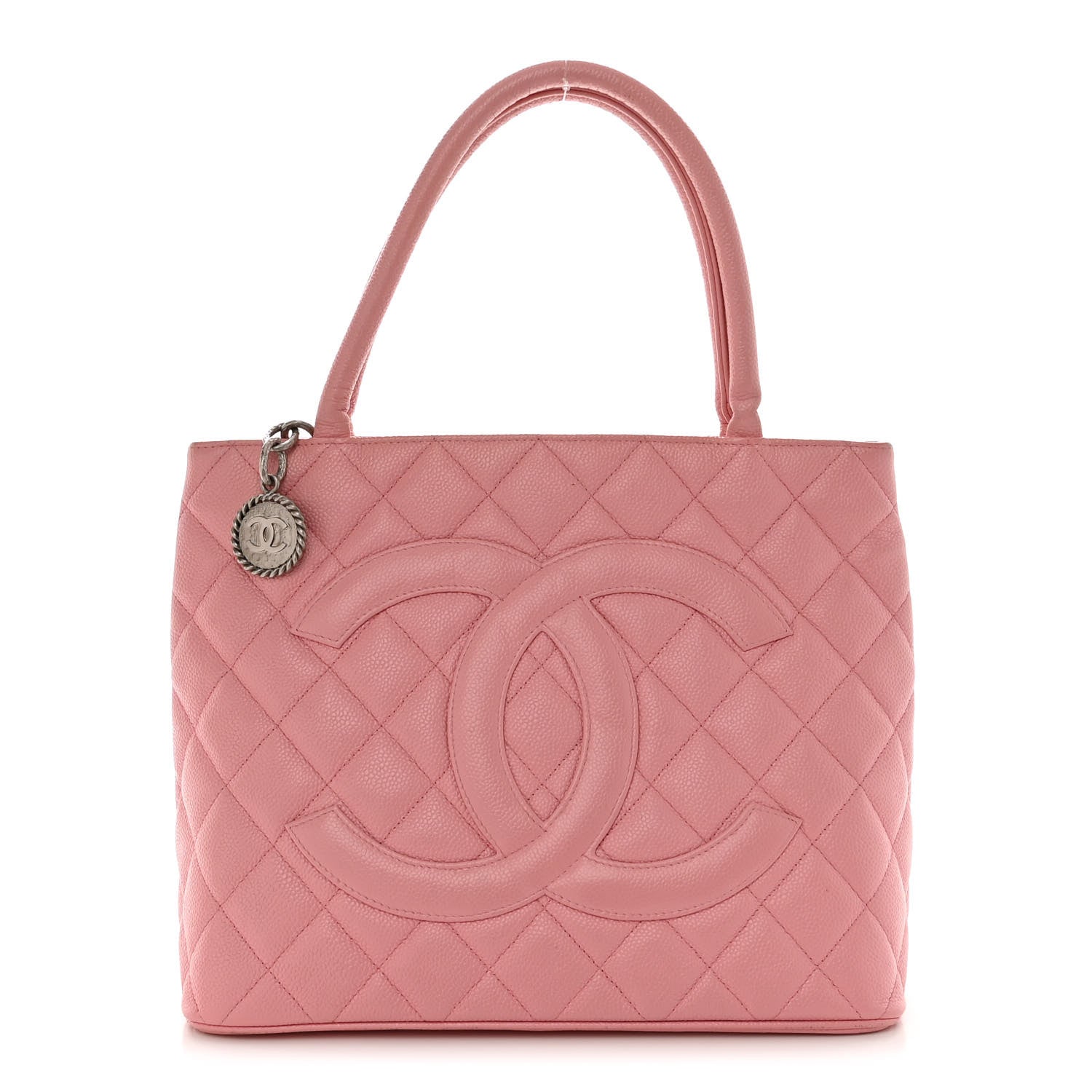Chanel Caviar Quilted Medallion Tote Light Pink 1 of 15