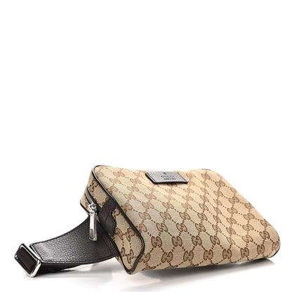 Gucci Monogram Belt Bag Dark Brown 5 of 11