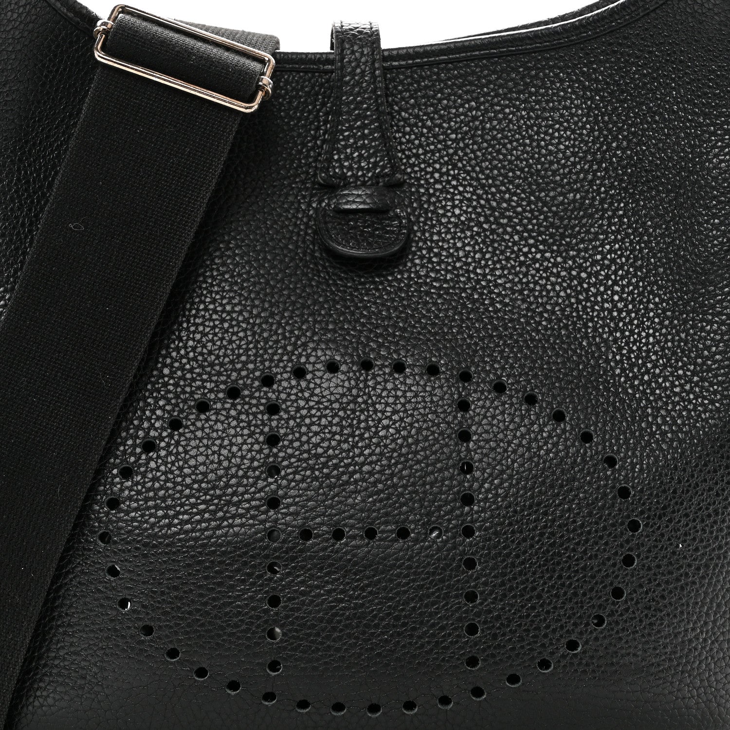 Hermes Taurillon Clemence Evelyne III PM Black 8 of 10