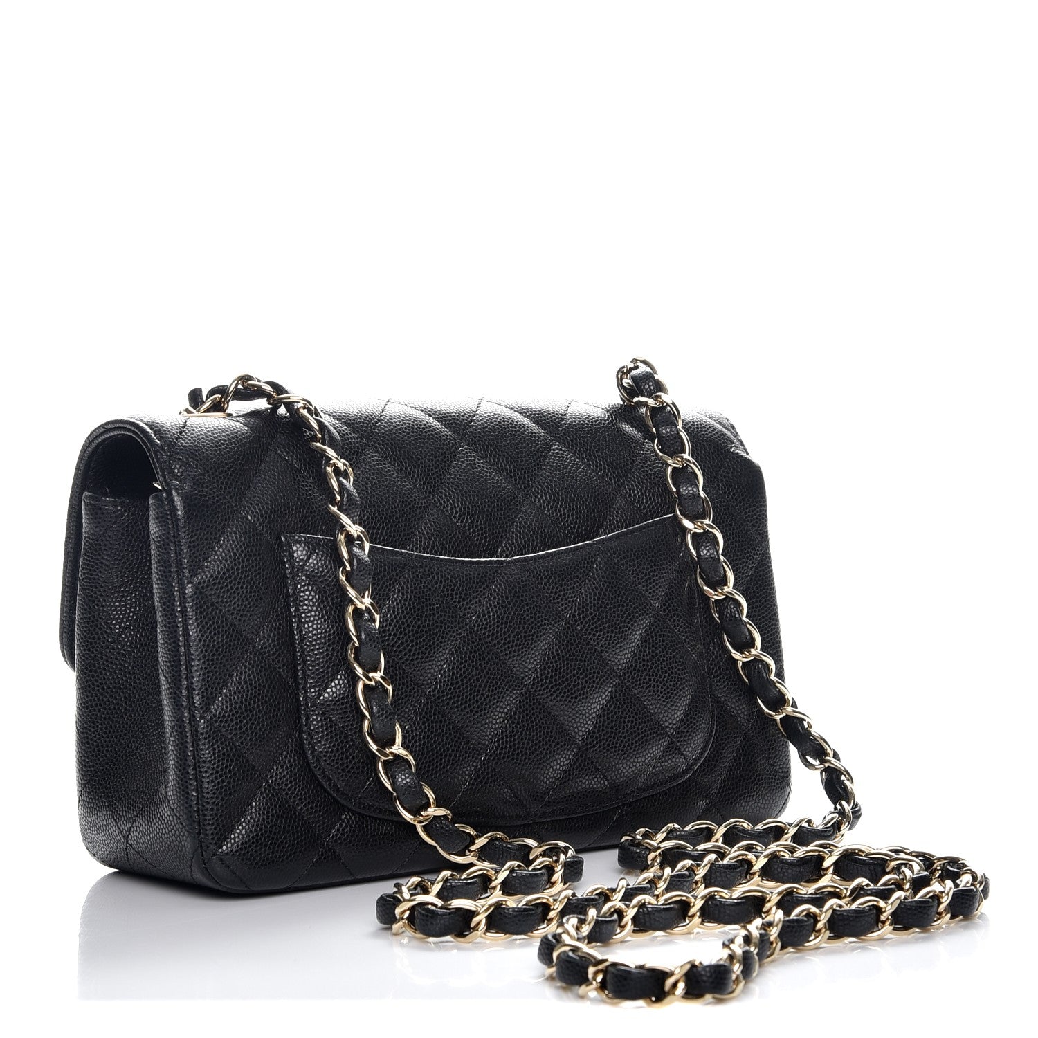 Chanel Caviar Quilted Mini Rectangular Flap Black 3 of 7