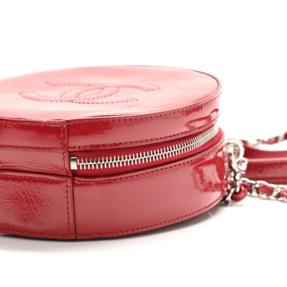 Chanel Patent Round As Earth Evening Bag Red 19 of 21