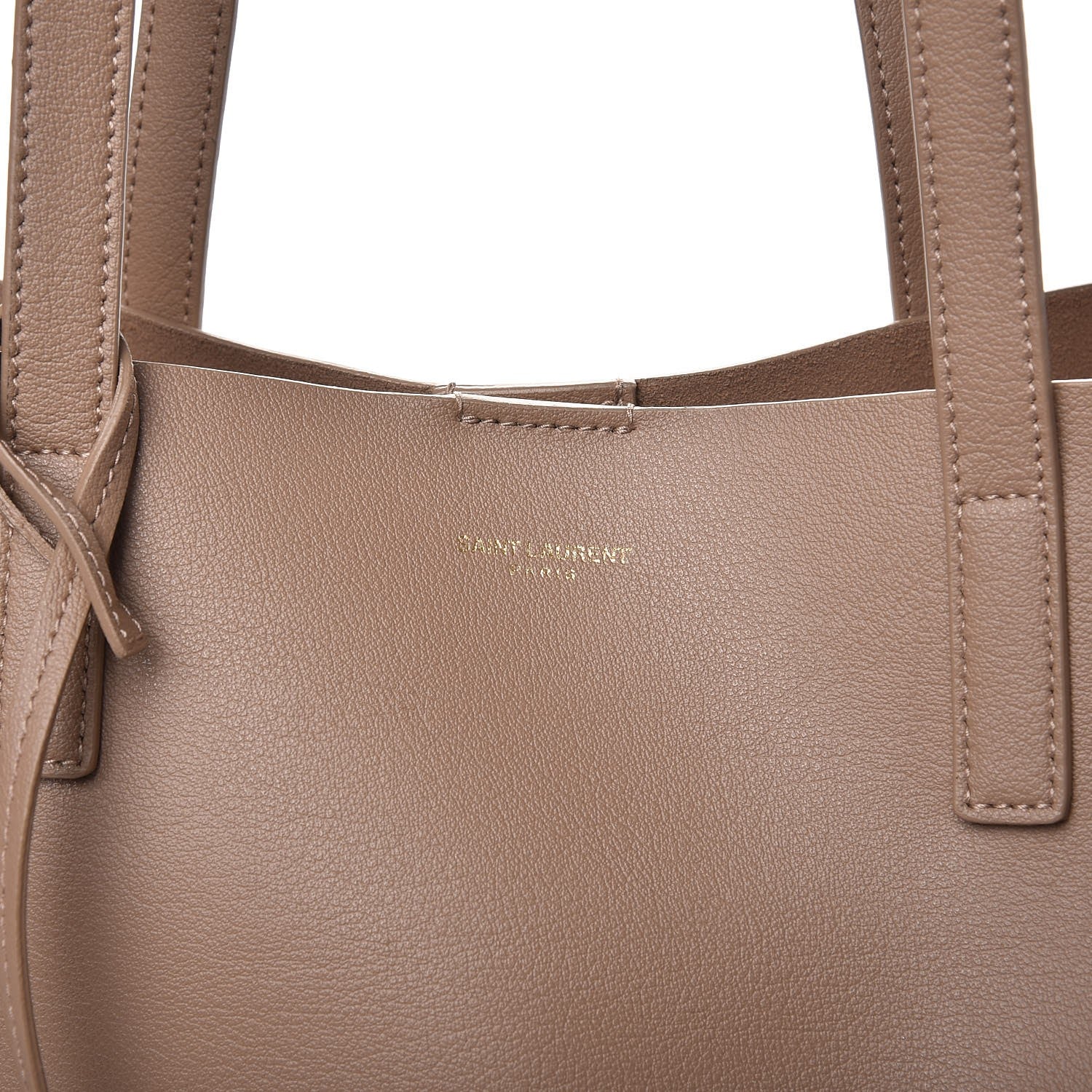 Saint Laurent Calfskin Large Shopping Tote Light Taupe 8 of 9