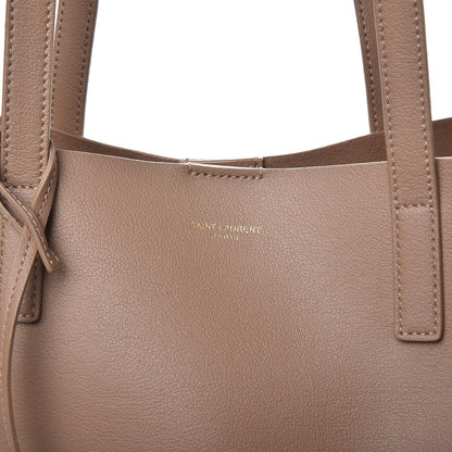 Saint Laurent Calfskin Large Shopping Tote Light Taupe 8 of 9