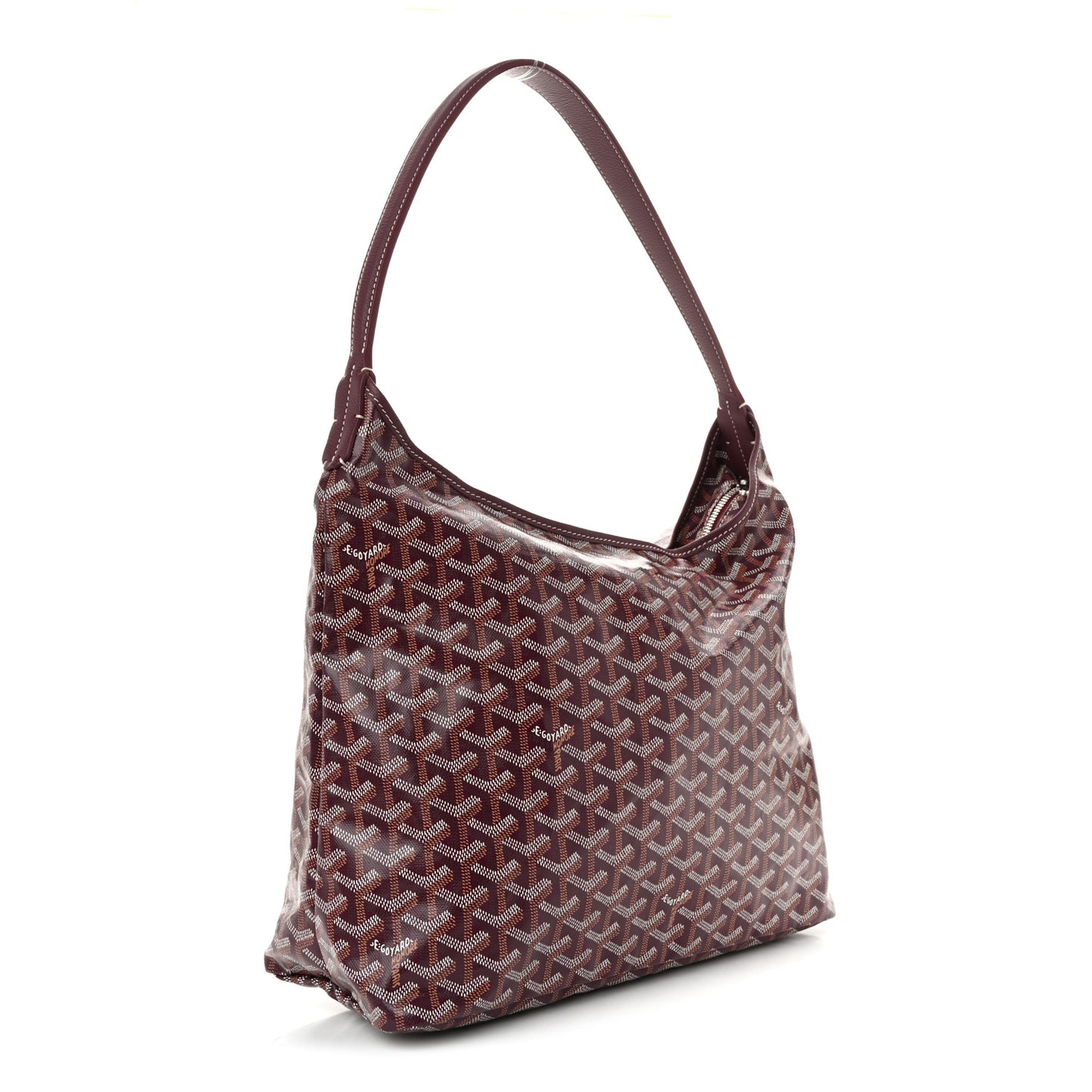 Goyardine Boheme Hobo Burgundy