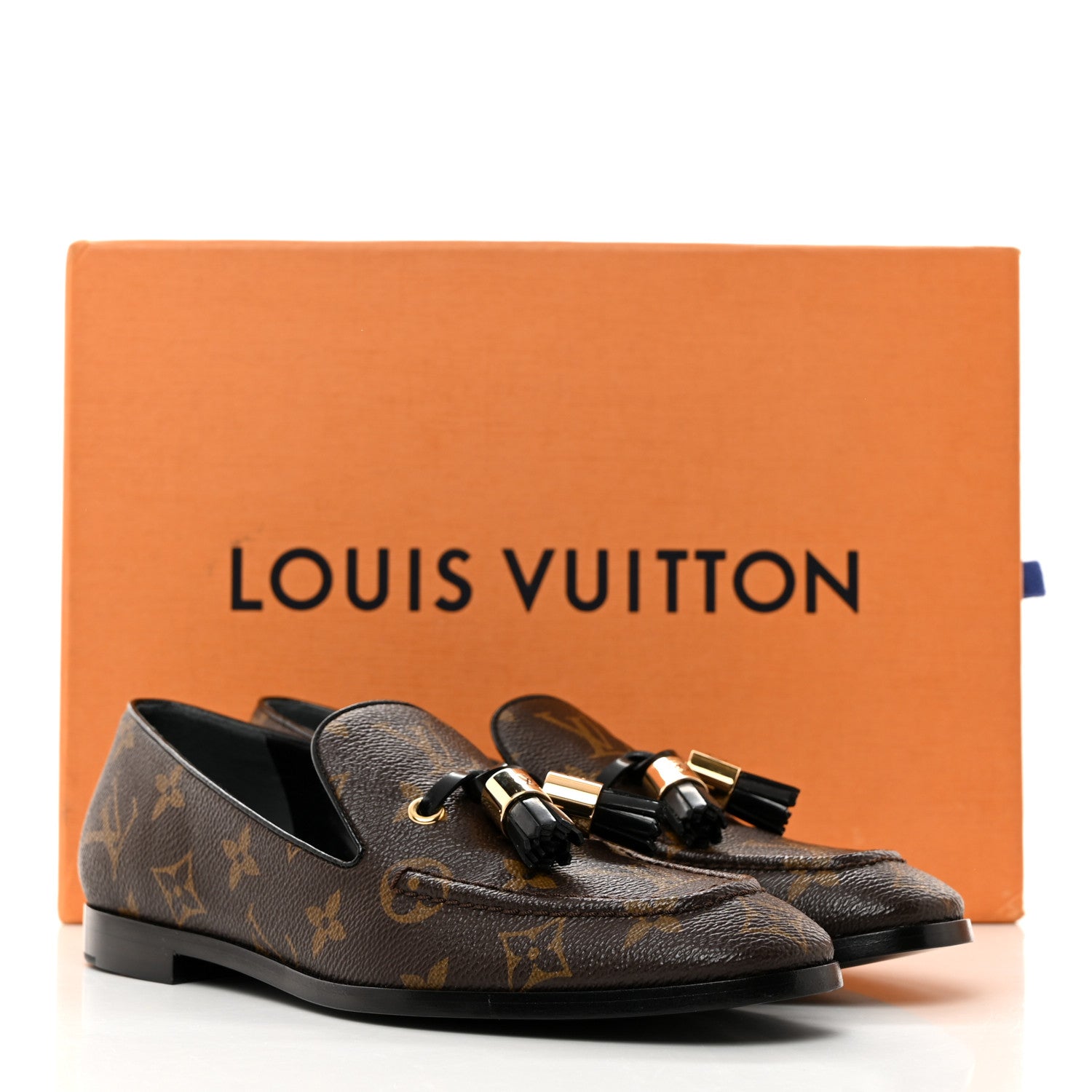 Louis Vuitton Monogram Society Loafers 36 2 of 10