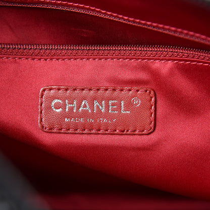 Chanel Vinyl Coco Ming Grand Shopping Tote Black 6 of 7