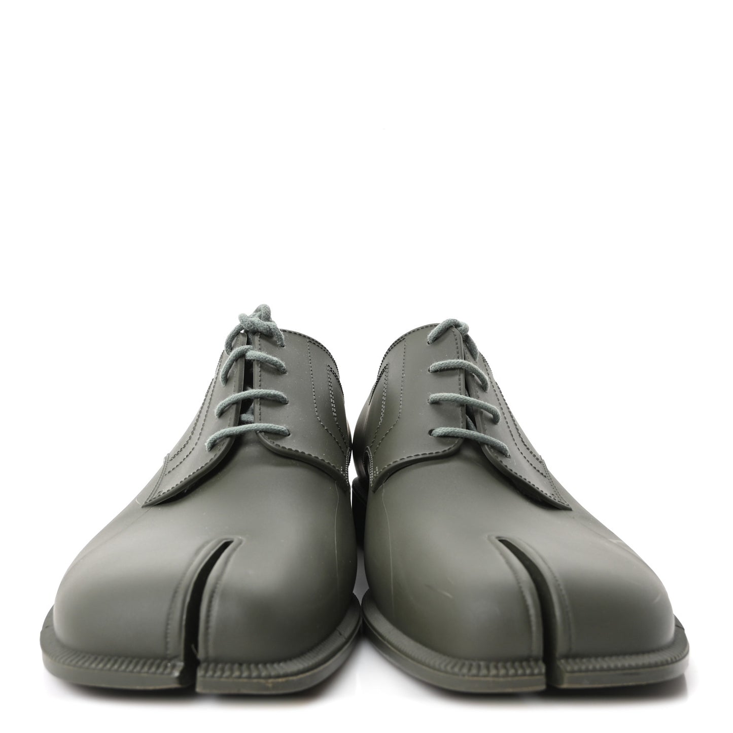 PVC Tabi Lace-Ups Derby 41 Green