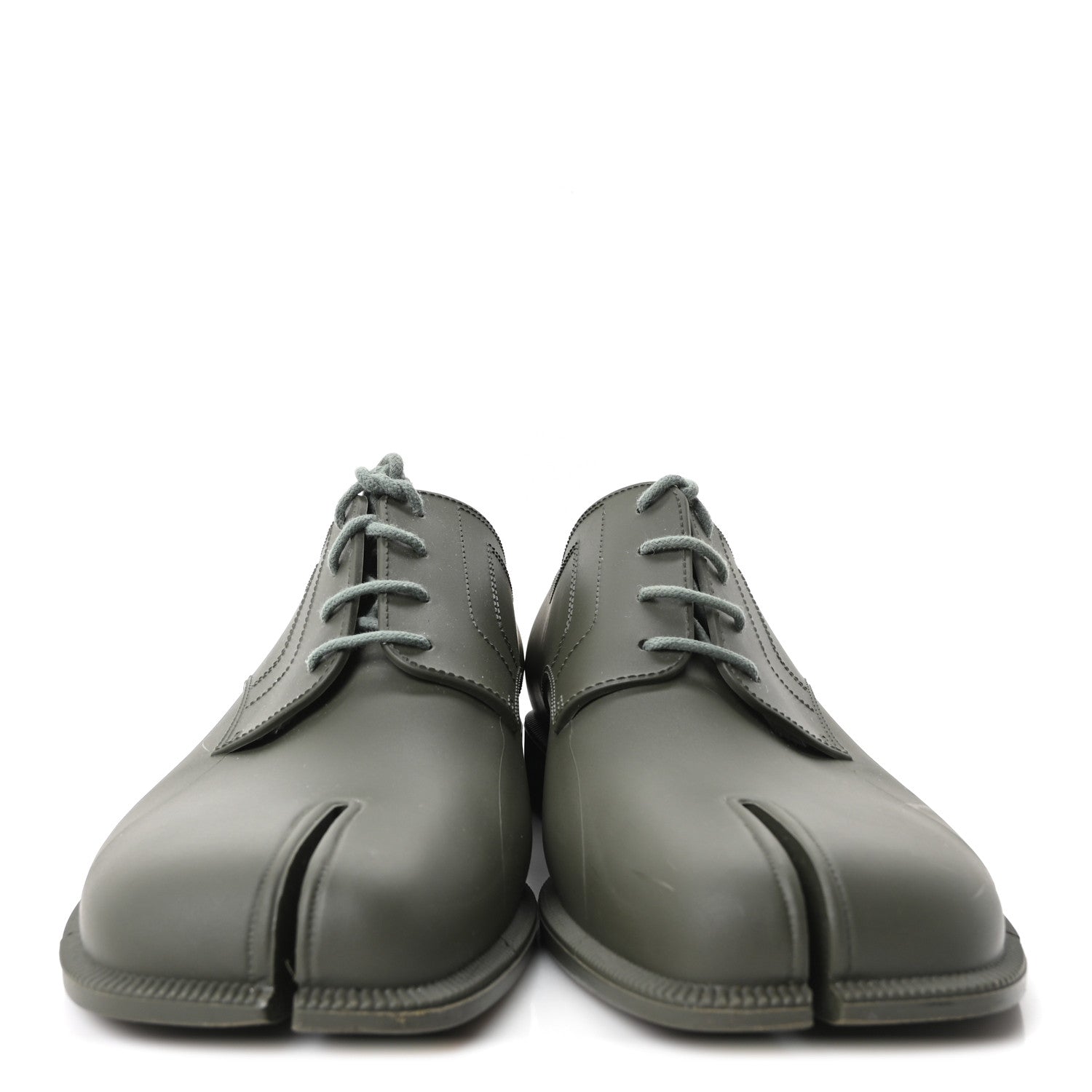 Maison Margiela PVC Tabi Lace-Ups Derby 41 Green 3 of 9