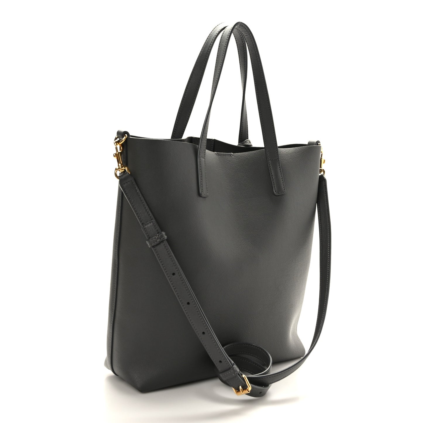 Calfskin Toy Shopping Tote Earth Grey