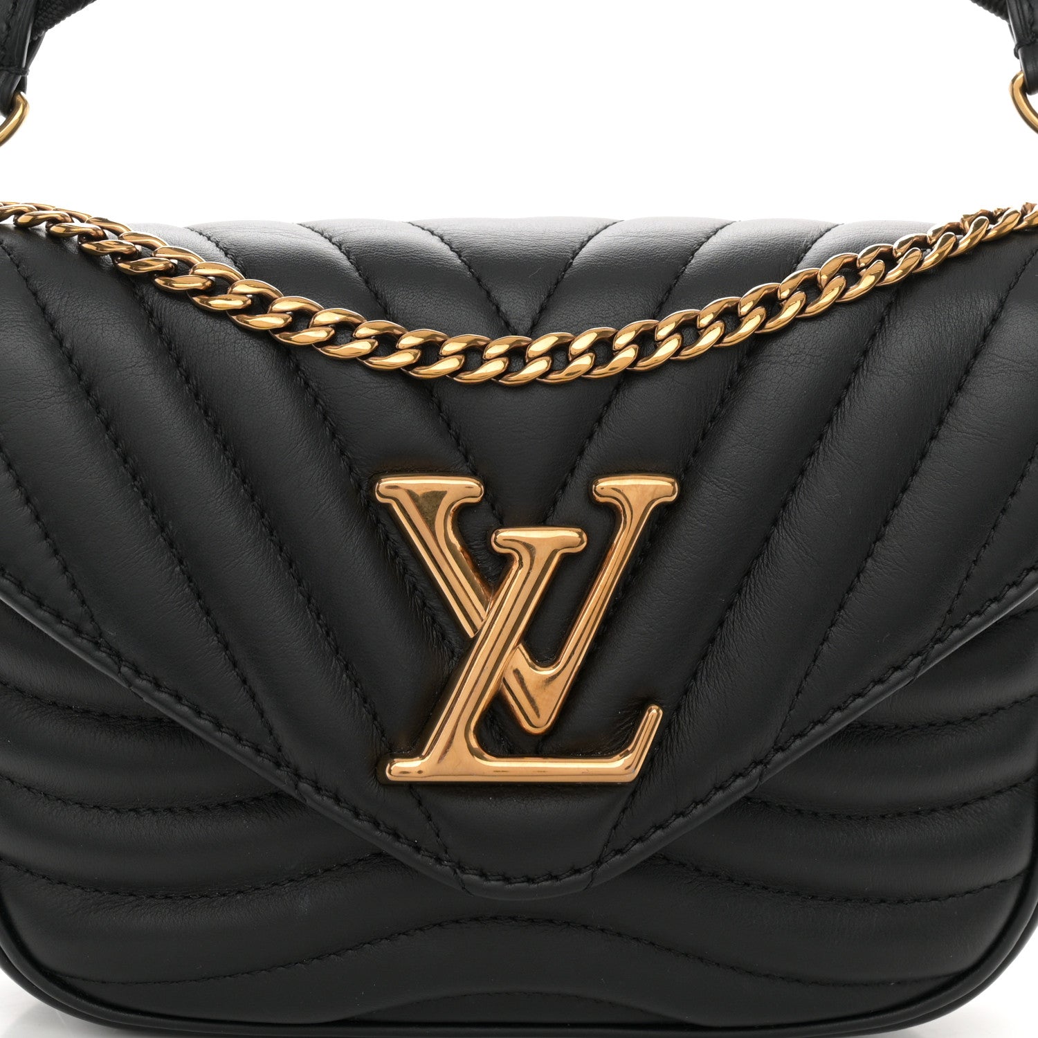 Louis Vuitton Calfskin New Wave Multi Pochette Black 8 of 10