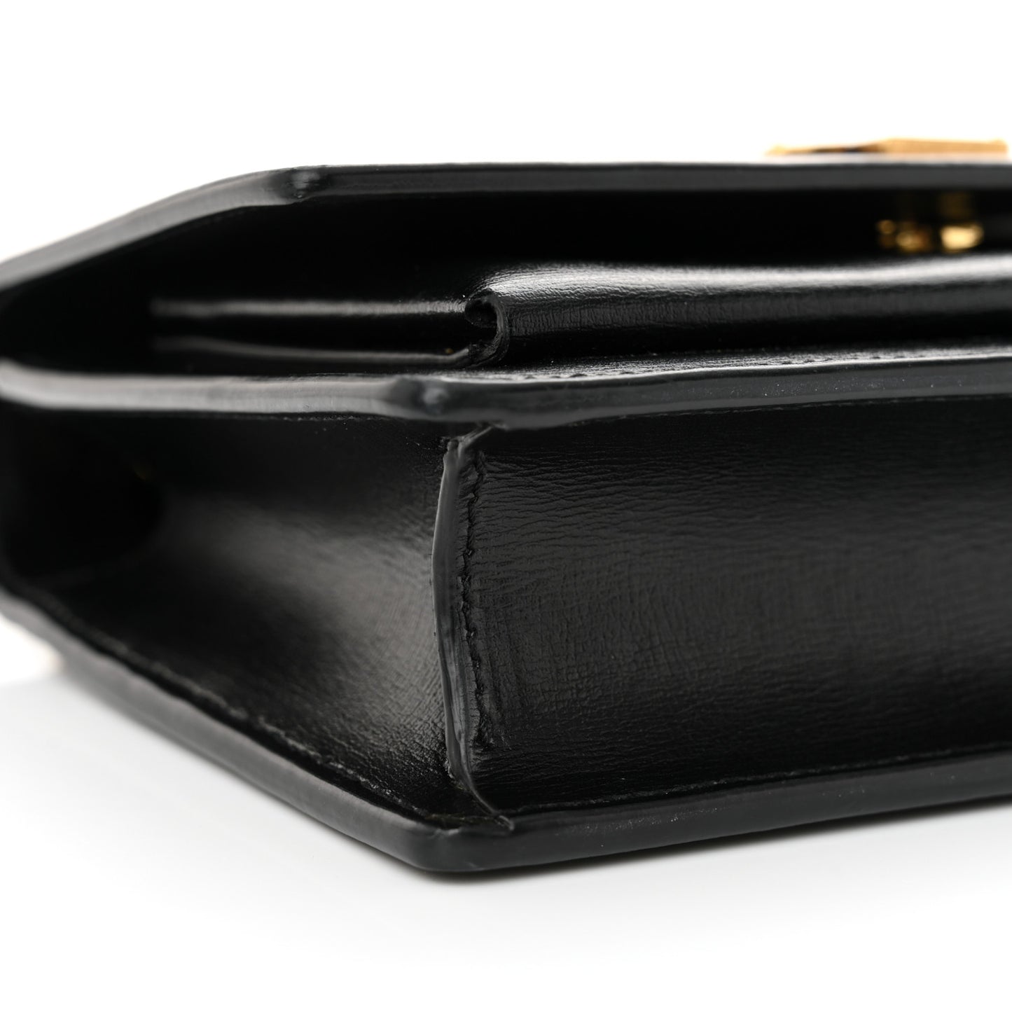 Calfskin Monogram Sunset Chain Wallet Black