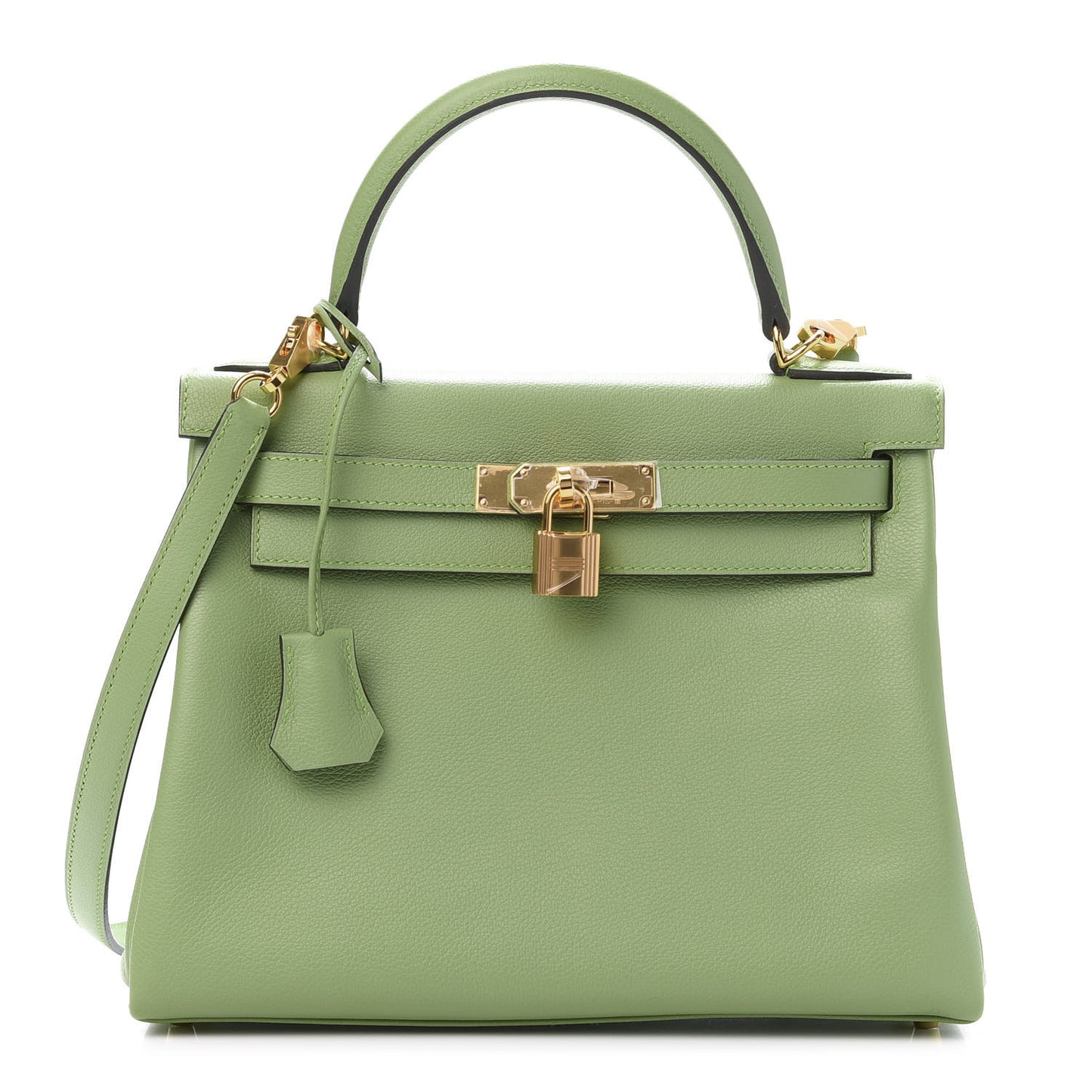 Evercolor Kelly Retourne 28 Vert Criquet