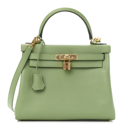 Hermes Evercolor Kelly Retourne 28 Vert Criquet 1 of 13