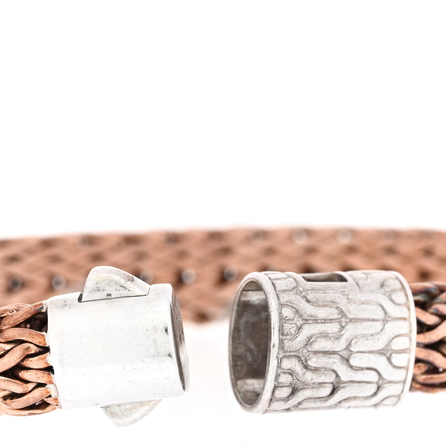 Sterling Silver Bronze 10.5mm Classic Chain Bracelet