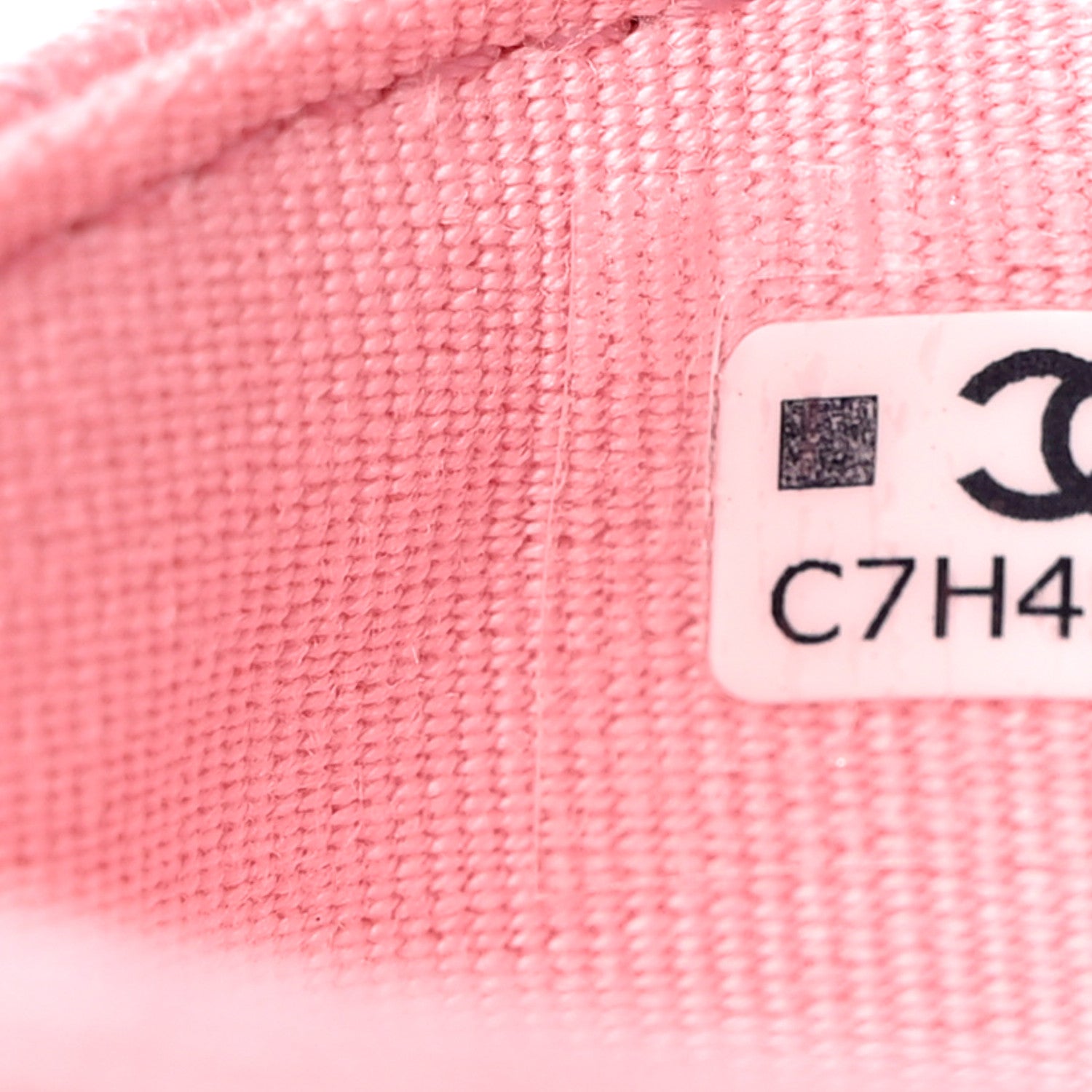 Chanel Cloudy Pearly Goatskin Quilted Flap Card Holder Wallet Pink 8 of 9