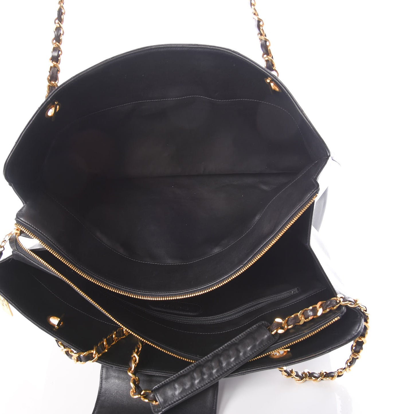 Calfskin Stitched XL Weekender Black