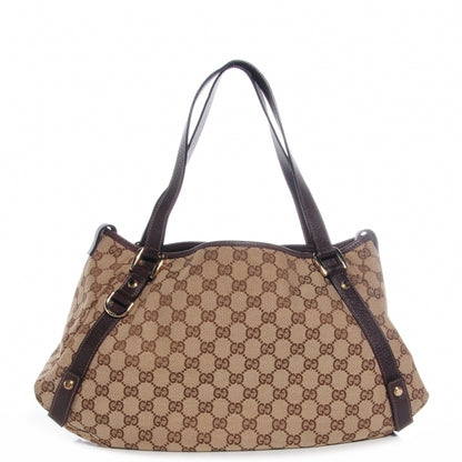 Gucci Monogram Medium Abbey Shoulder Bag Brown 1 of 8