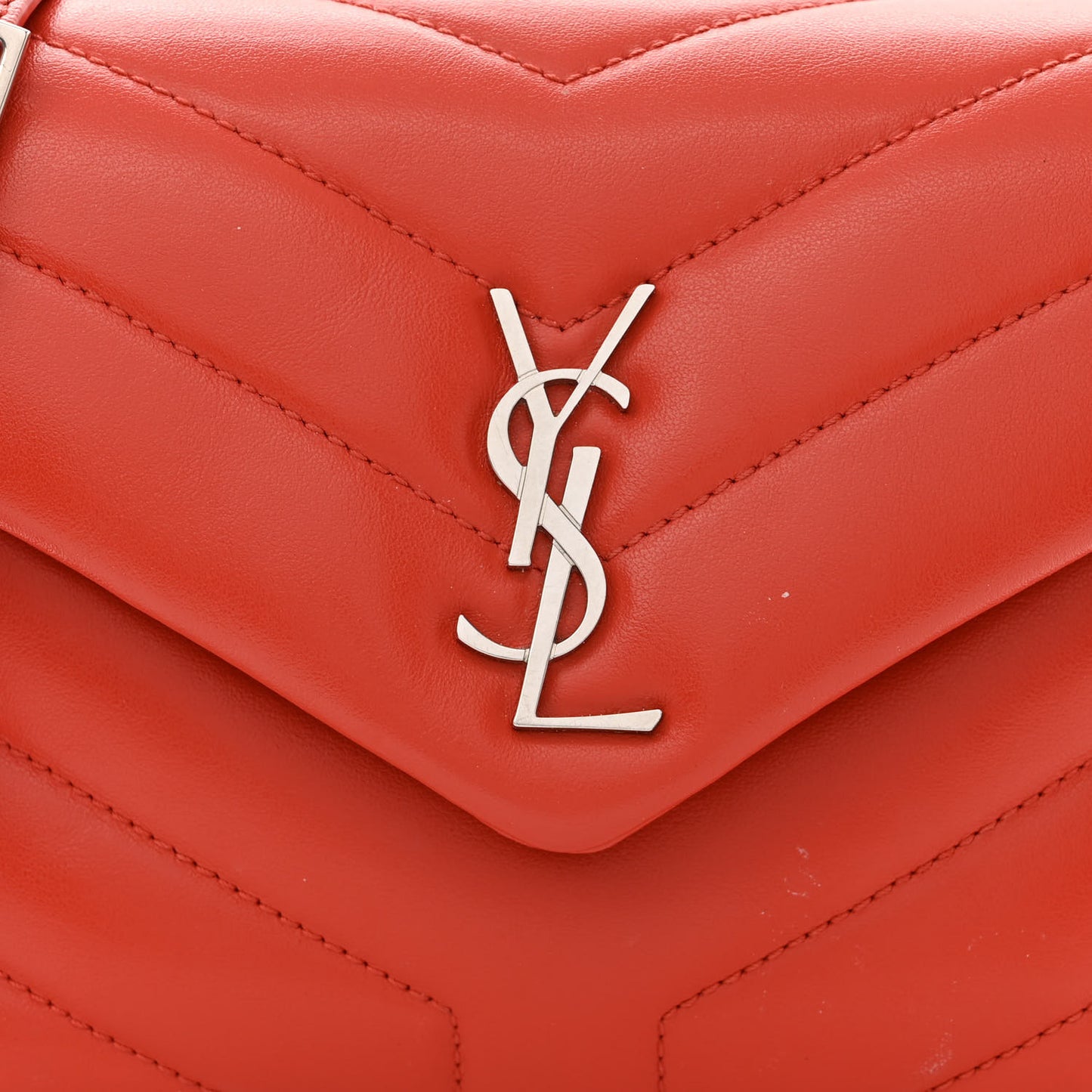 Calfskin Y Quilted Monogram Toy Loulou Crossbody Bag Coral