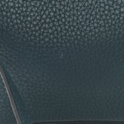 Hermes Taurillon Clemence Mini Lindy 20 Vert Cypress 11 of 11