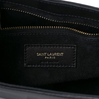 Saint Laurent Smooth Calfskin Le 5 A 7 Hobo Black 6 of 10