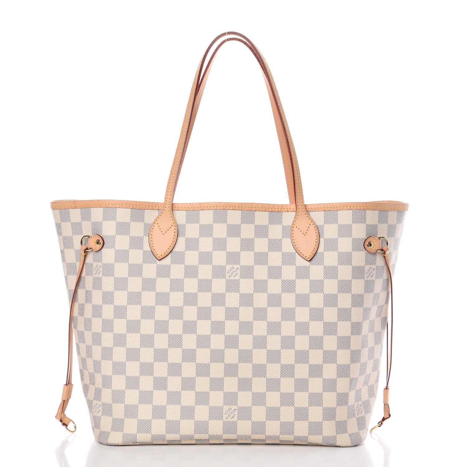 Louis Vuitton Damier Azur Neo Neverfull MM Rose Ballerine 3 of 15