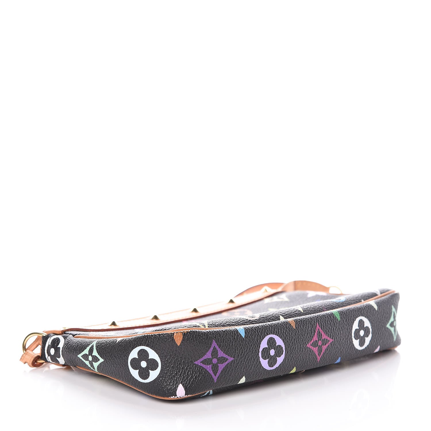 Louis Vuitton Monogram Multicolor Pochette Accessories Black 4 of 13