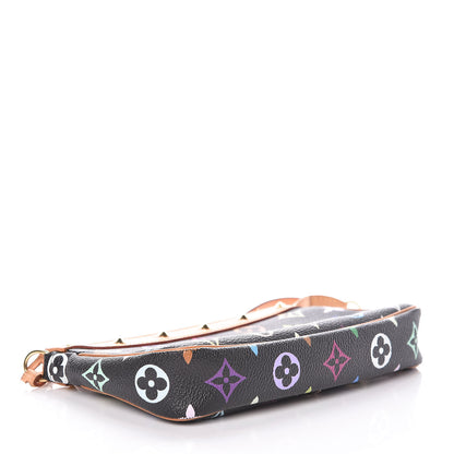 Louis Vuitton Monogram Multicolor Pochette Accessories Black 4 of 13