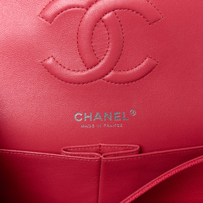 Chanel Caviar Quilted Medium Double Flap Dark Pink 6 of 11