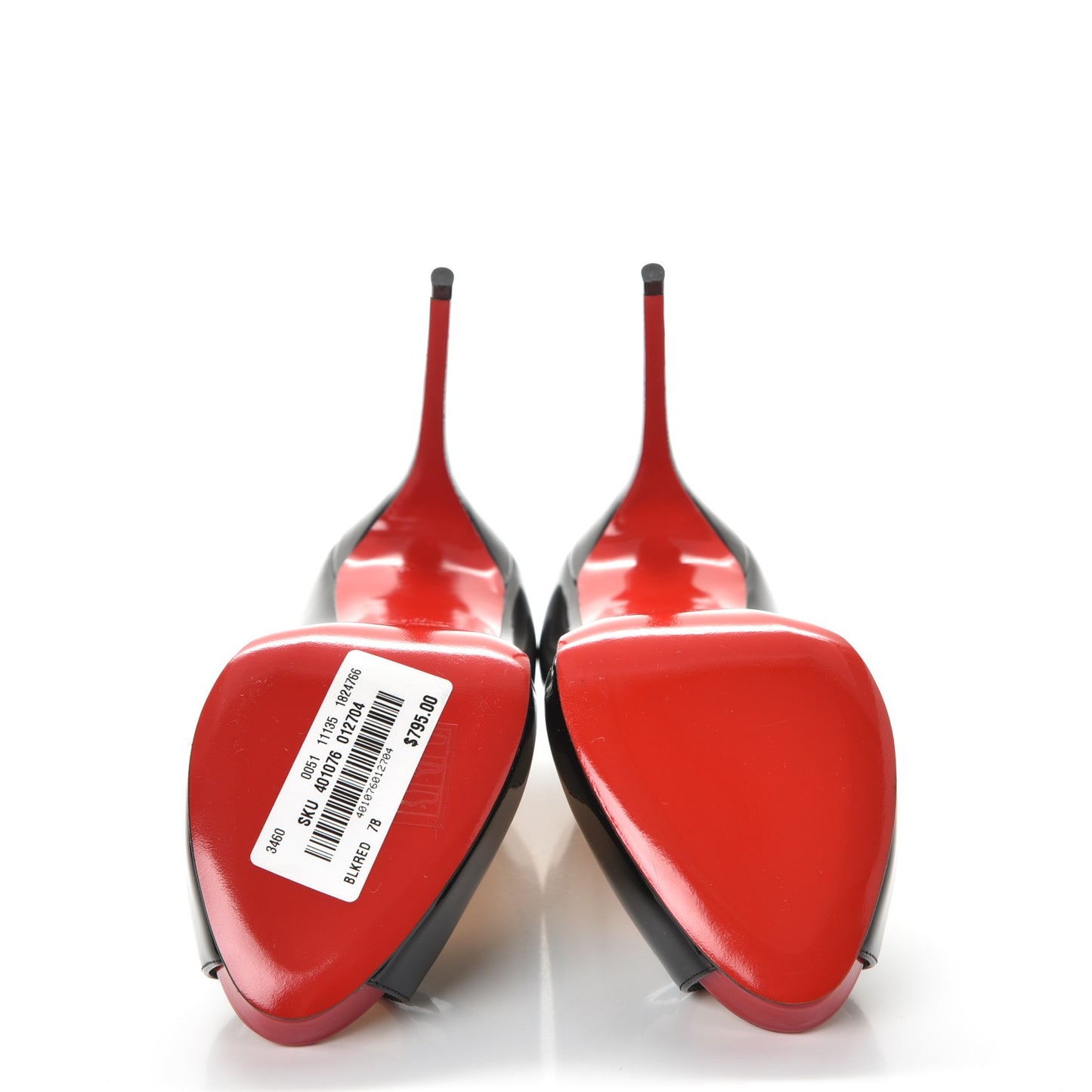 Patent New Very Prive 120 Pumps 37 Black Red
