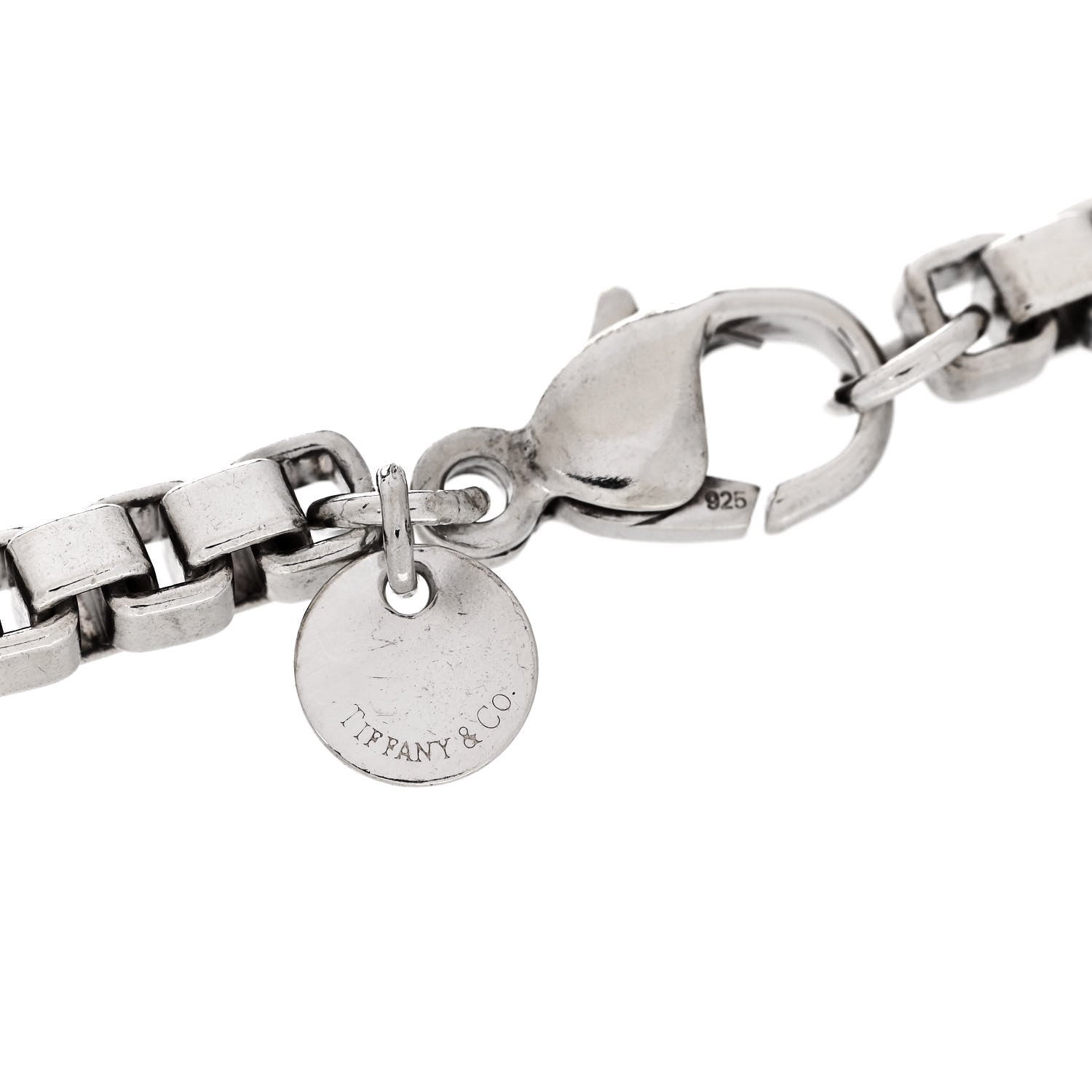 Tiffany Sterling Silver 4mm Venetian Link Bracelet 3 of 3