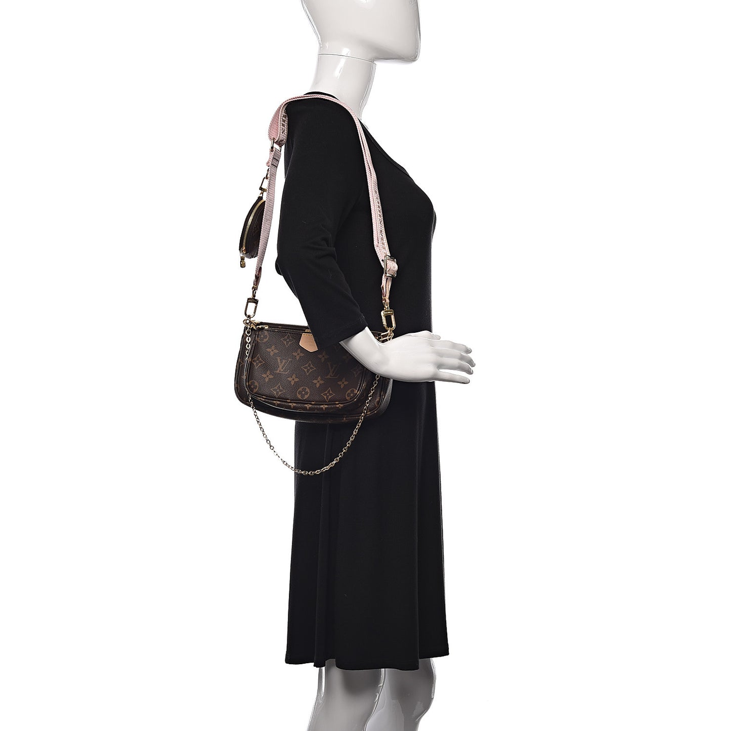 Monogram Multi Pochette Accessories Rose Clair