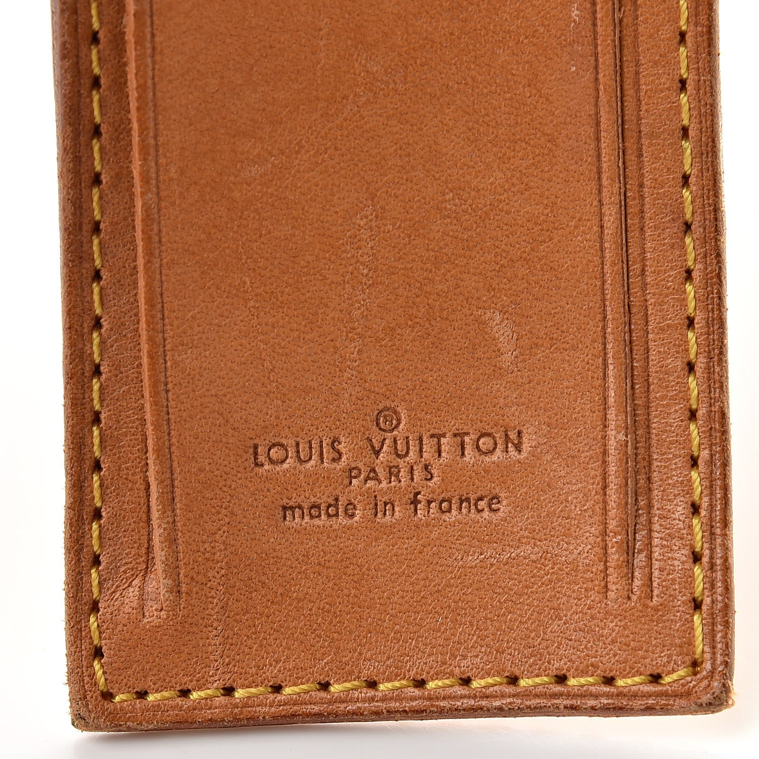 Louis Vuitton Vachetta Luggage Tag 3 of 8