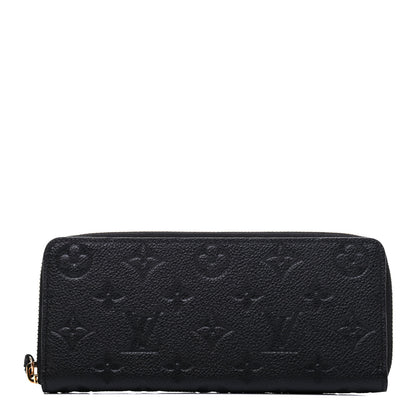 Louis Vuitton Empreinte Clemence Wallet Black 1 of 8