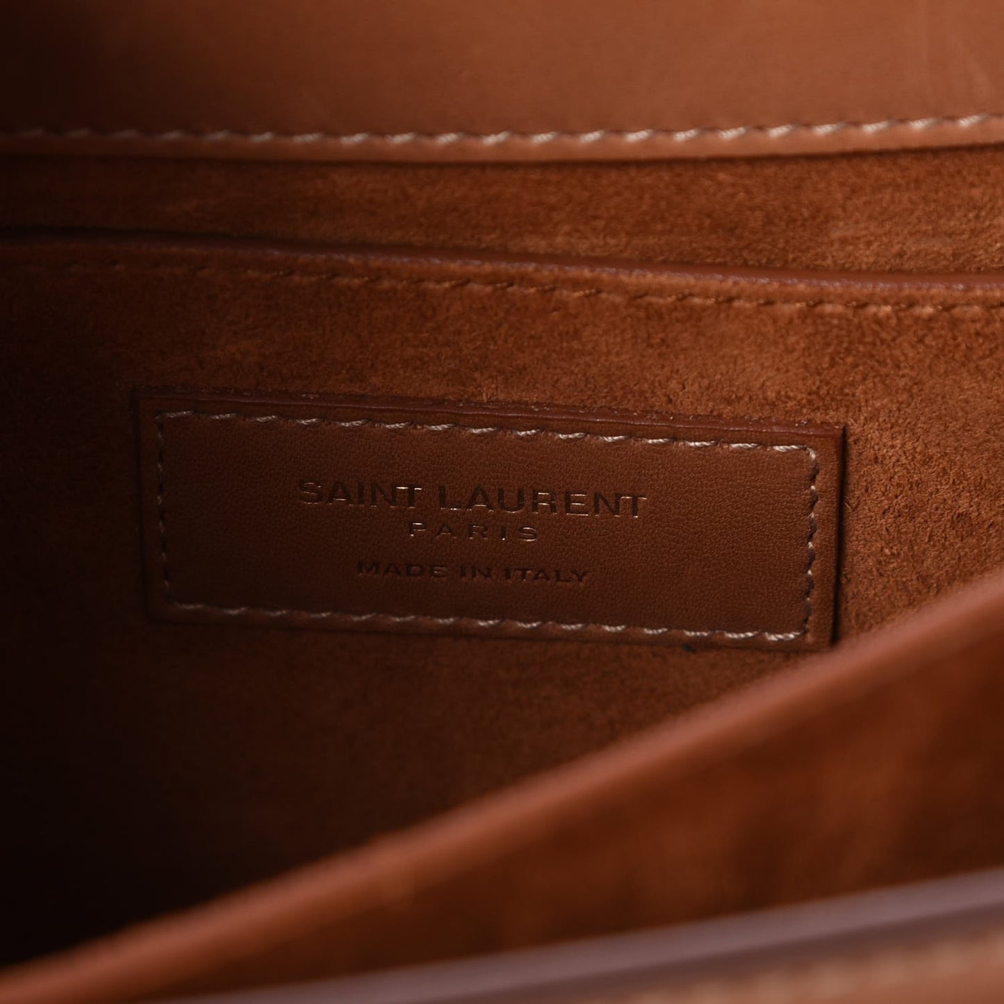 Calfskin Medium Monogram Sunset Tan