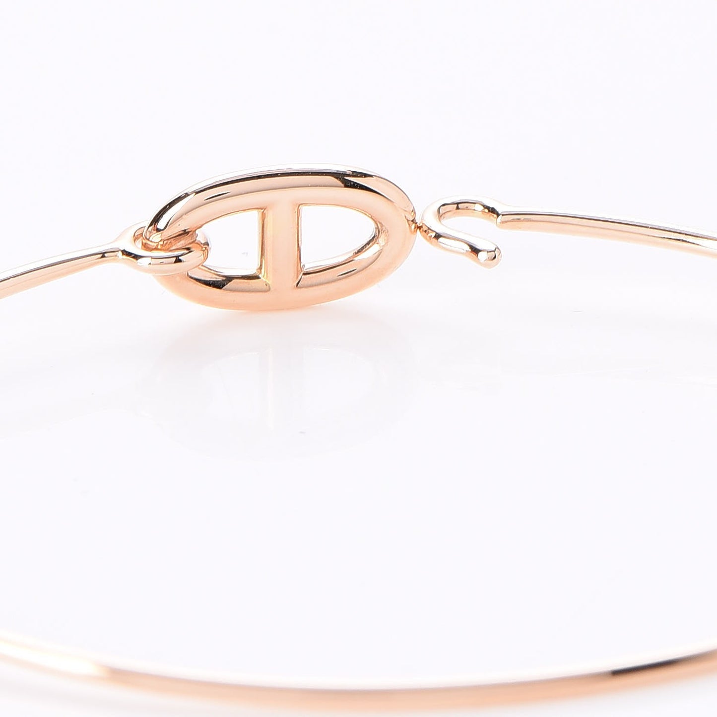 18K Rose Gold PM Ronde Chaine d'Ancre Bracelet SH