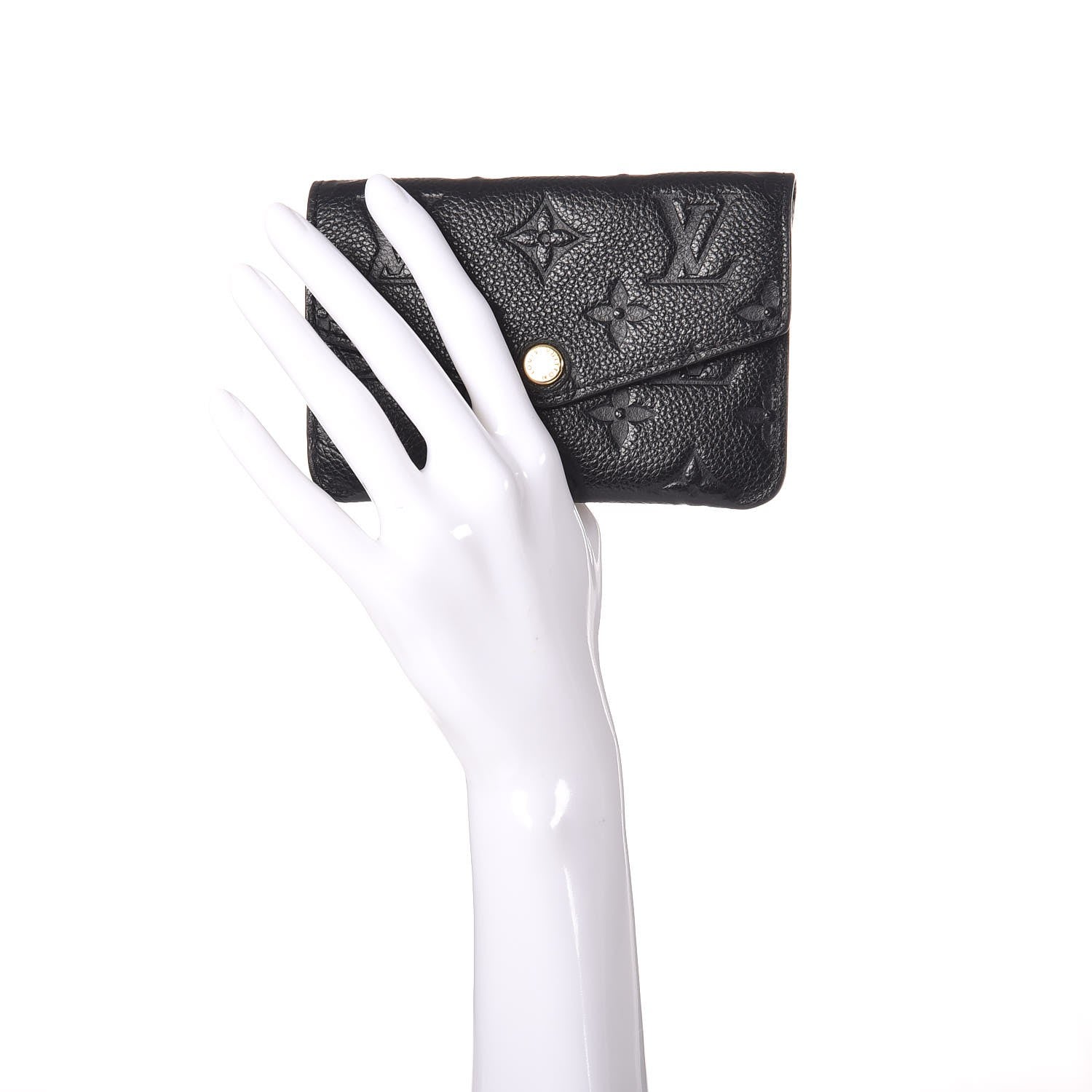 Louis Vuitton Empreinte Key Pouch Black 2 of 7