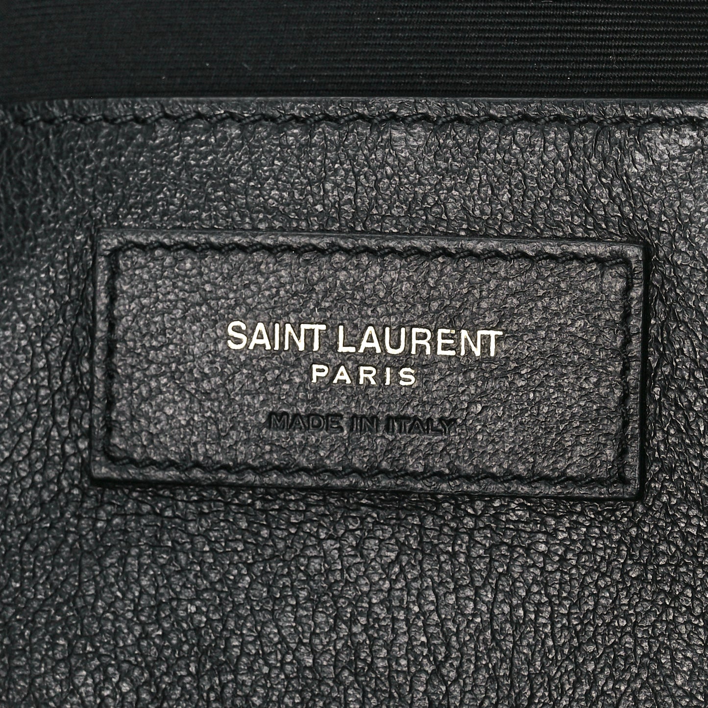Lambskin Quilted Icare Cosmetic Pouch Black