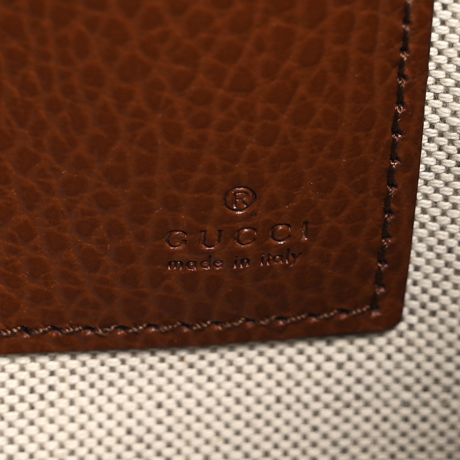 Gucci New Denim GG Monogram Dollar Calfskin Retro Interlocking G Wristlet Pouch Blue Tea Cuir Epilog 6 of 8