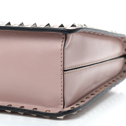 Valentino Garavani Calfskin Rockstud Tote Poudre 4 of 9