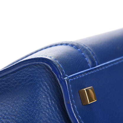Celine Supple Calfskin Medium Phantom Luggage Royal Blue 11 of 14