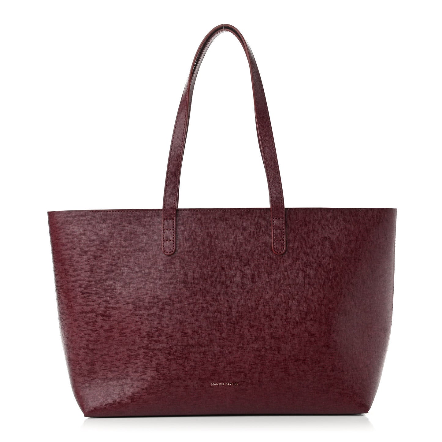 Saffiano Small Shopping Tote Claret